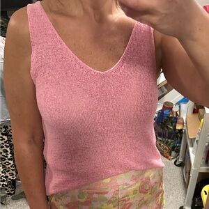 Blu Pepper Soft Pink Tank Top